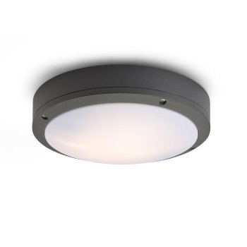 Lampa spot sufitowa SONNY srebrnoszara 230V E27 2x18W IP54 R10383 Redlux