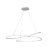 DECORATIVI Lampa Designerski okręgi wiszące LED 122W biała 651