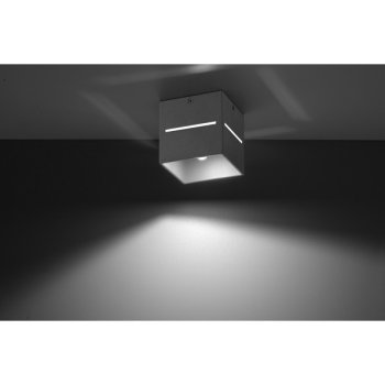 Lampa sufitowa LOBO szary SL.0208 Sollux