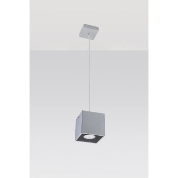 Lampa zwis designerska QUAD Szary SL.0061 Sollux