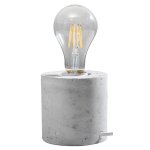 Lampa stołowa SALGADO betonowa SL.0680 - Sollux