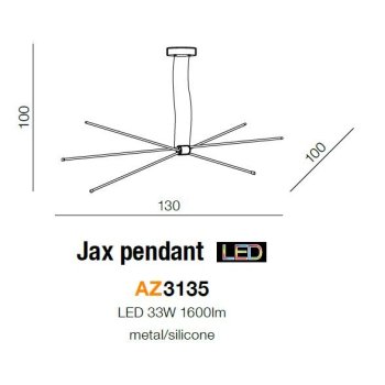 Azzardo Lampa designerska Jax AZ3135-