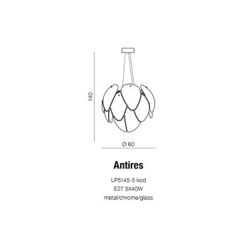 Azzardo Lampa designerska ANTIRES AZ0472