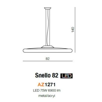 Azzardo Lampa designerska SNELLO 82 AZ1271