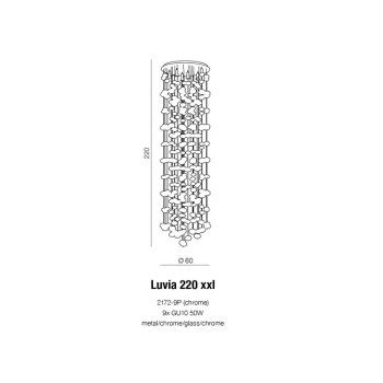 Azzardo Lampa designerska LUVIA XXL AZ1296