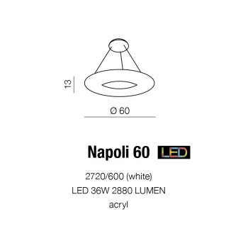 Azzardo Lampa designerska NAPOLI 60 AZ1316