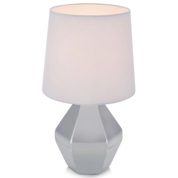 Lampa na stół RUBY Silver/White 106141 - Markslojd