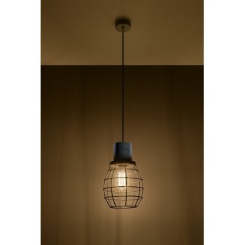 Lampa zwis LUGO loft druciana beton SL.0285 Sollux