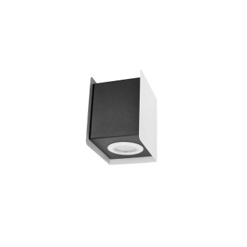 Lampa ścienna STEREO 1 biały/czarny SL.0401 – Sollux