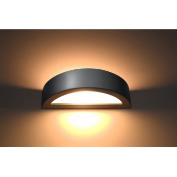 Lampa ścienna ceramiczny ATENA SZARY  SL.0873 - Sollux