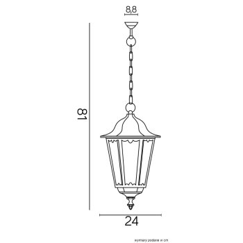 Lampa wisząca RETRO CLASSIC - K 1018/1/D - SU-MA