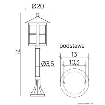Lampa stojąca CORDOBA II - K 5002/3/TD - SU-MA