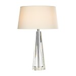 Cyprus Table Lamp Tapered Crystal complete with CYP1233 Shade