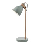 Frederick Task Lamp Grey & Copper