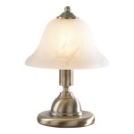 Gloucester Touch Table Lamp Twin Pack Ant Brass