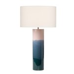 Ignatio Table Lamp Ceramic Pink & Blue Base Only