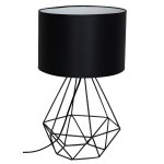Lampa stołowa BASKET czarna MLP7201 - Milagro